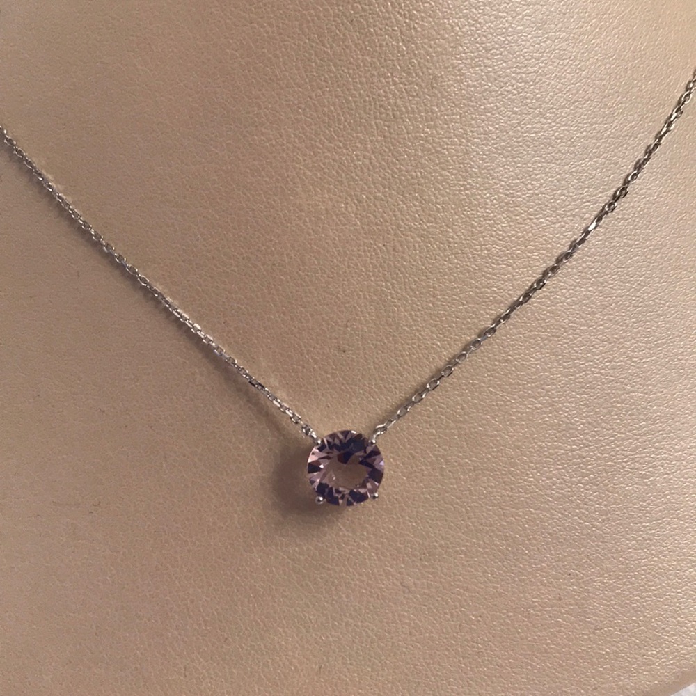 Sterling silver Swarovski crystal necklace